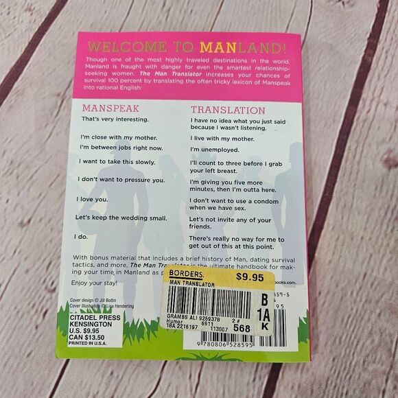 THE MAN TRANSLATOR The Essential Guide to Manland Alison Grambs 2008 - Picture 5 of 5